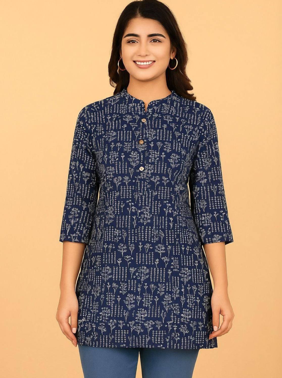 AARTI FASHION Women Printed Straight Kurta