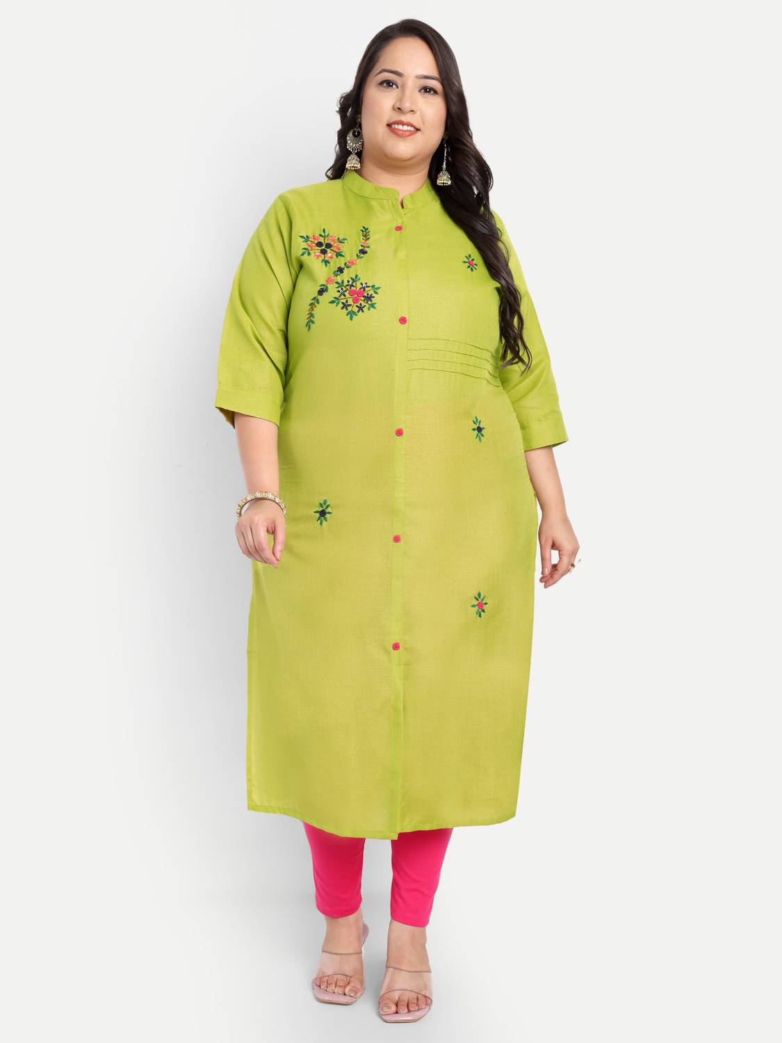 4U Fashion Women Printed Straight Kurta