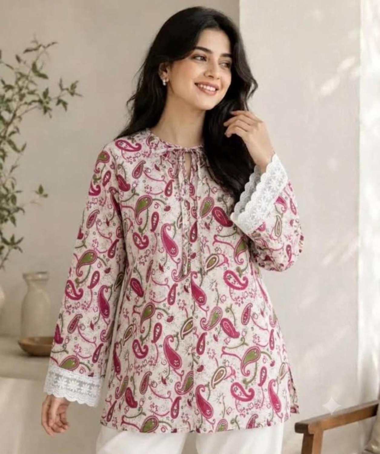 Image of Tanu Creation Casual Printed Women White Top