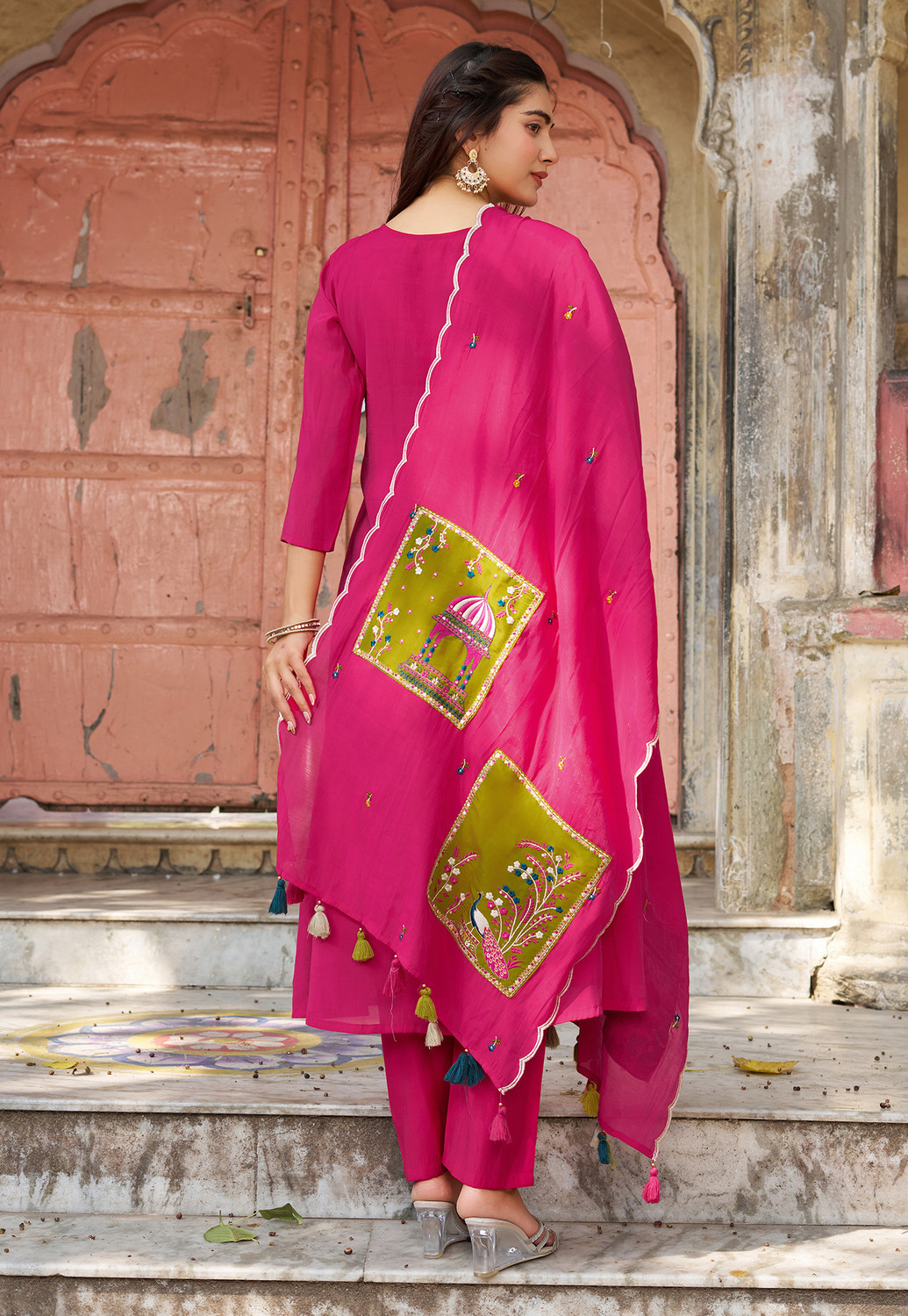 Image of Kodila Enterprise Women Embroidered Anarkali Kurta