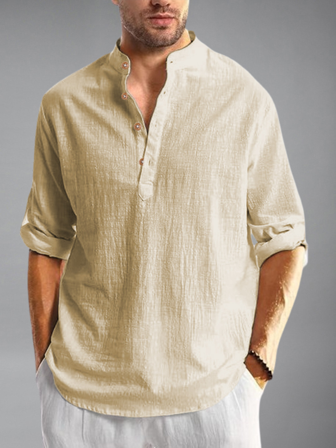 Image of Vida Loca Men Solid A-line Kurta