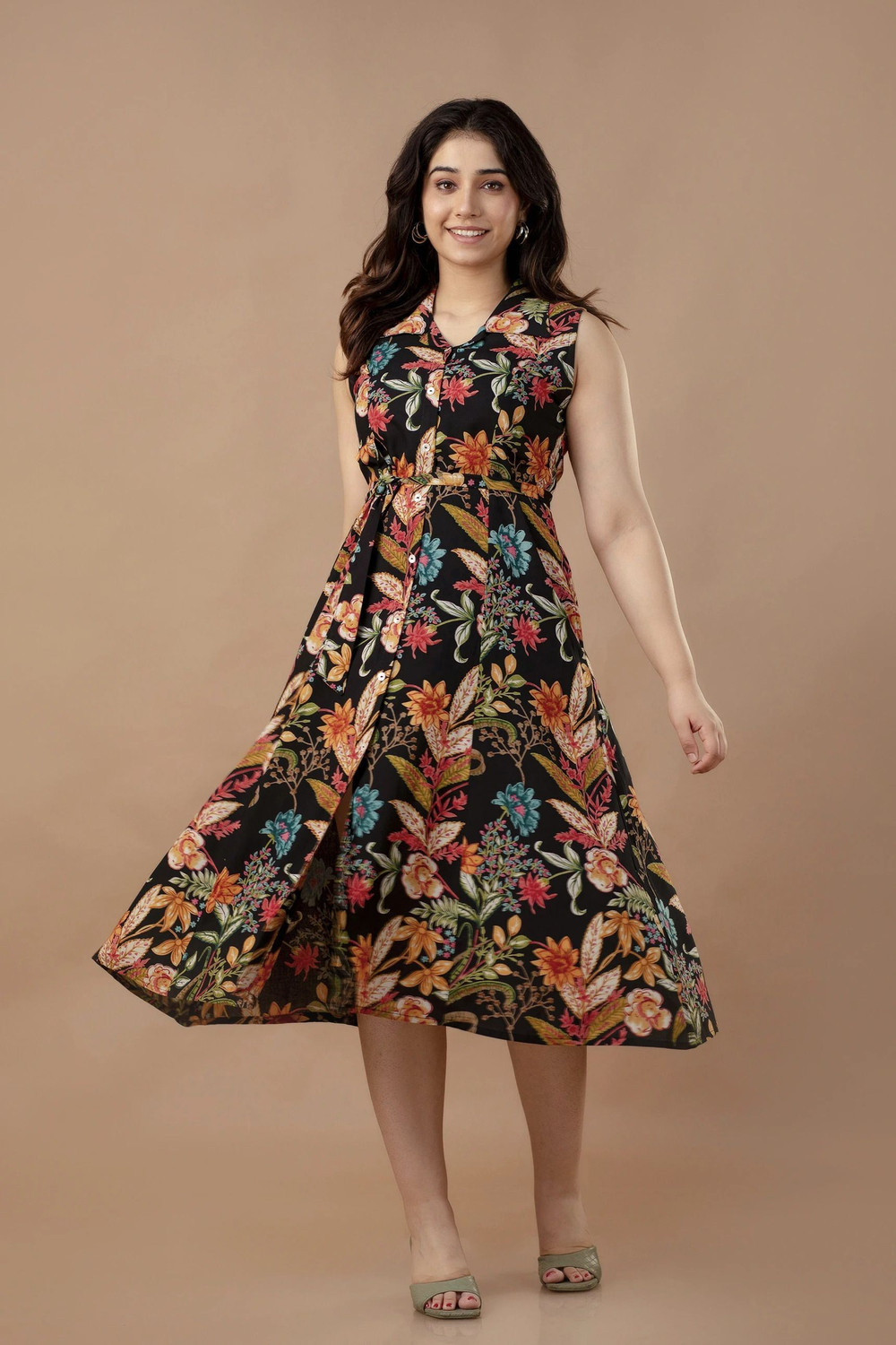 Image of VIPY HANGER Women Printed A-line Kurta