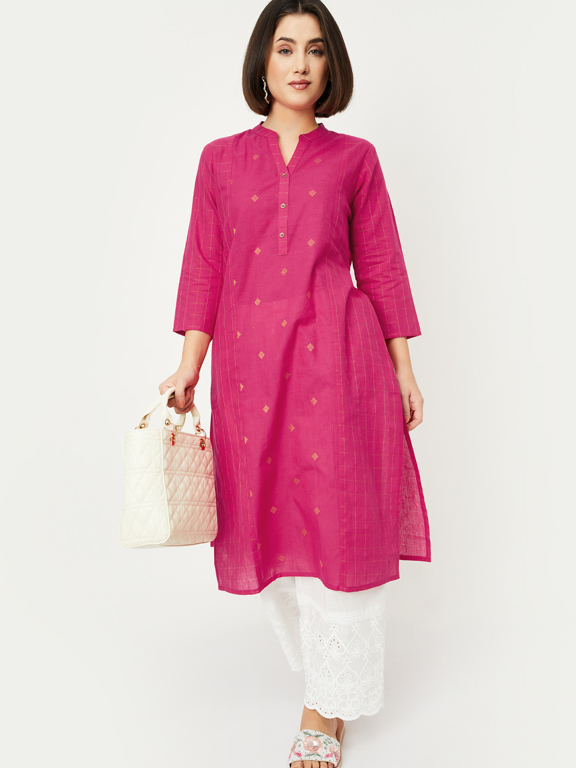 Image of MAX Women Printed Straight Kurta