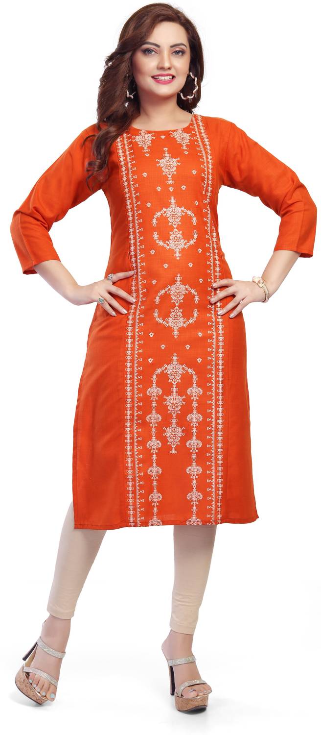 B2Fashion Women Printed Straight Kurta