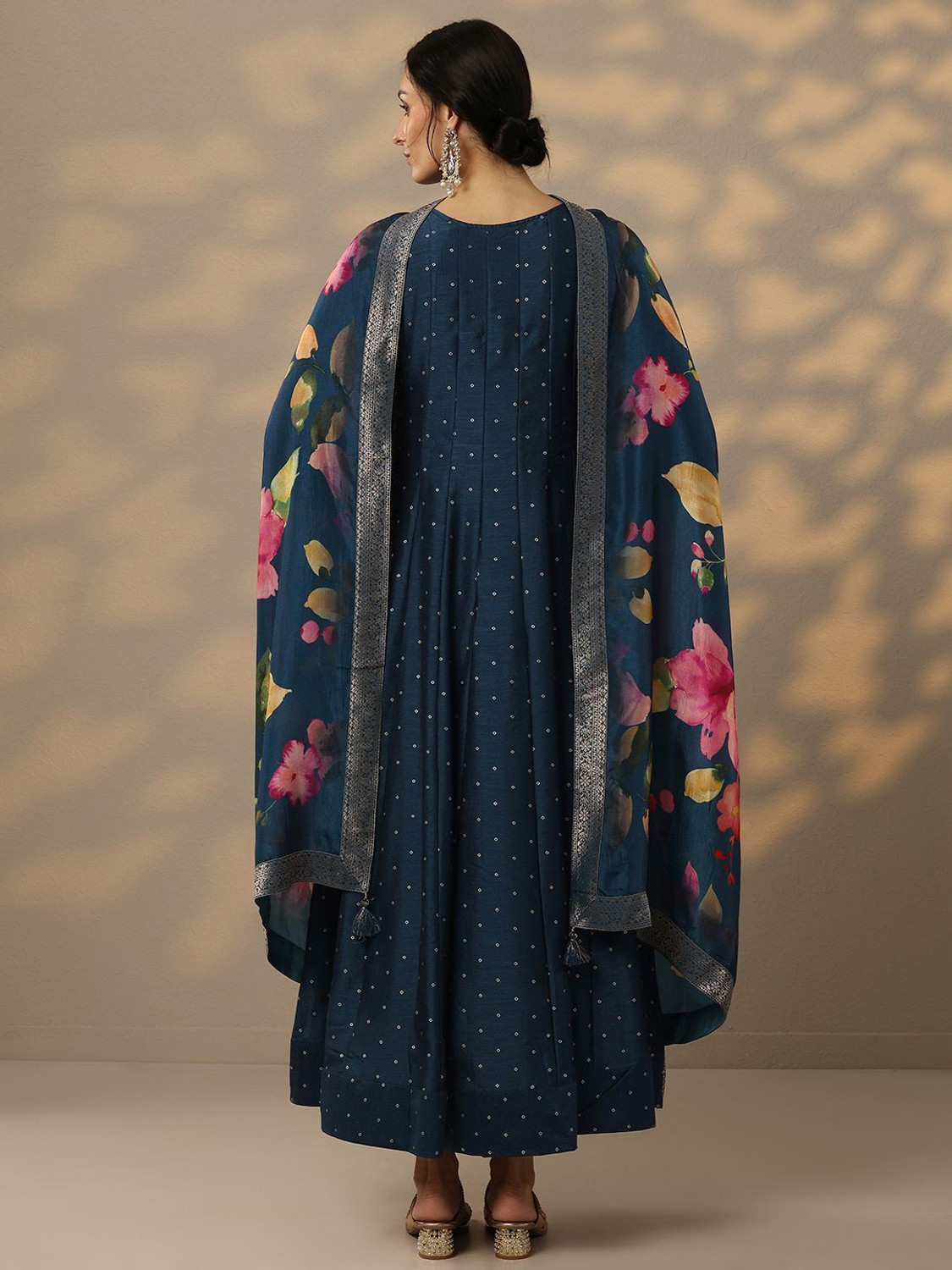 Image of LIBAS Women Embellished A-line Kurta