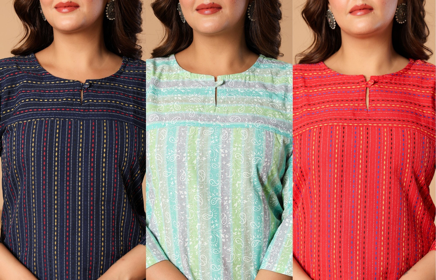 Image of ALW FASHION Women Printed Straight Kurta