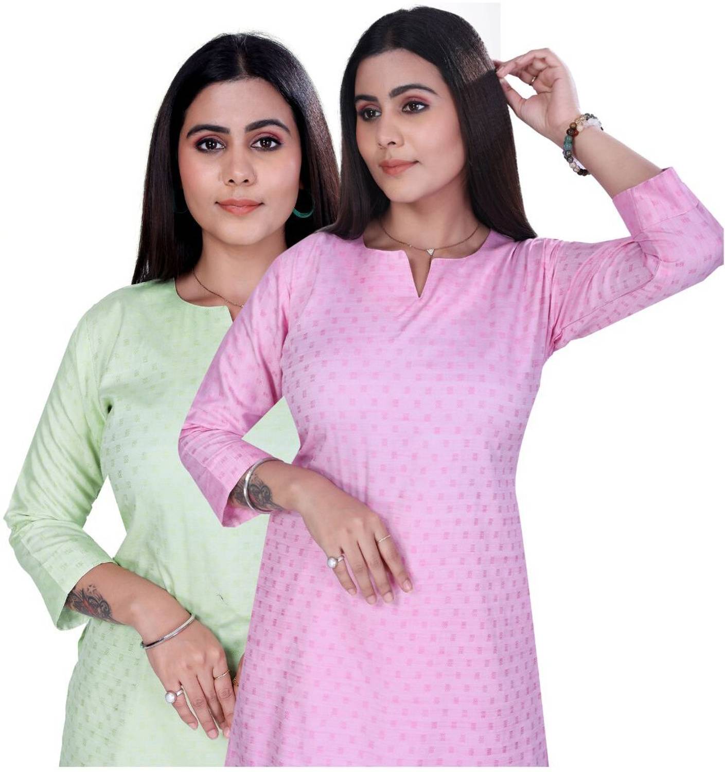 4K FASHION Women Self Design Cape Kurta