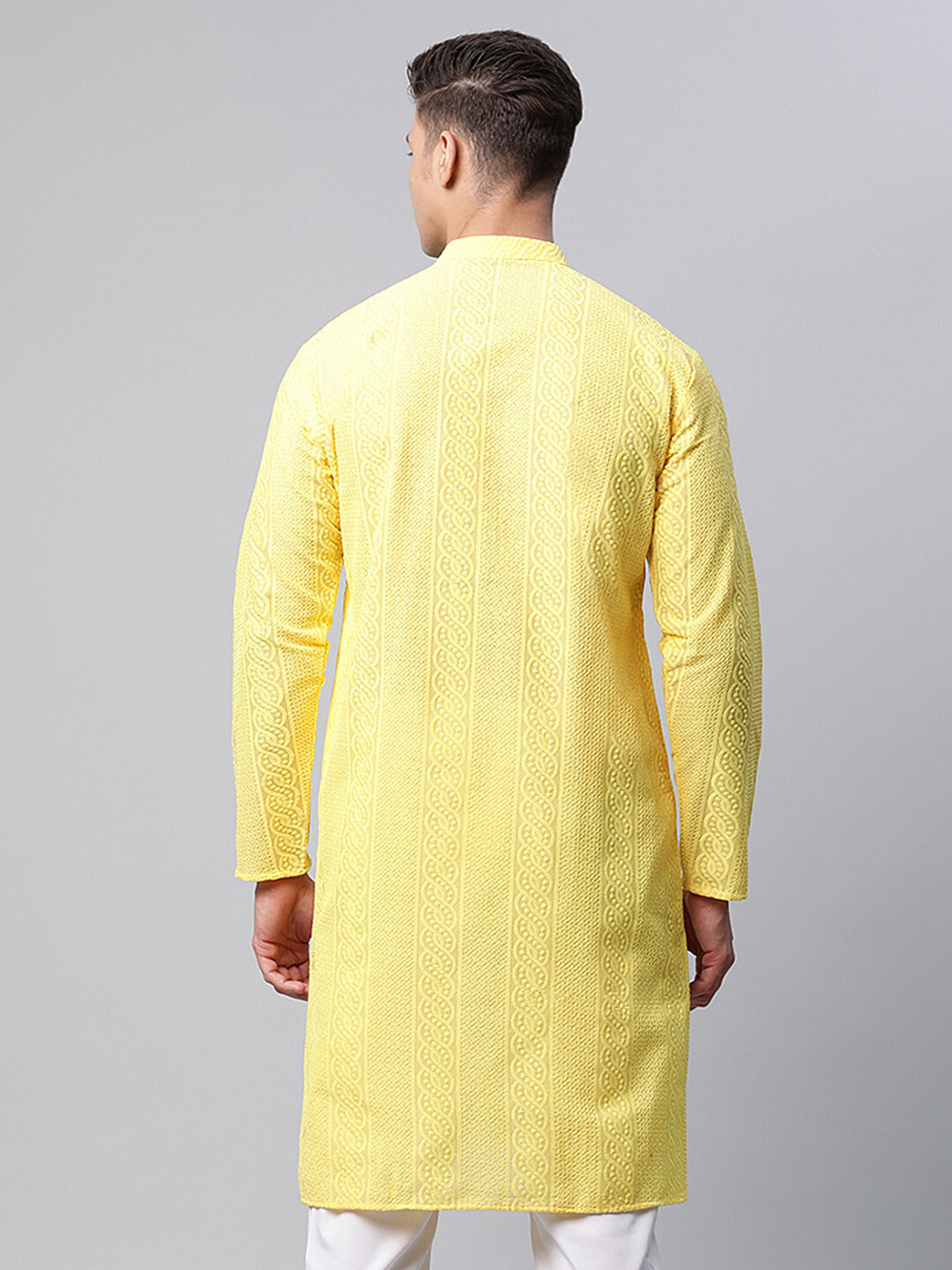 Image of Jompers Men Embroidered Straight Kurta