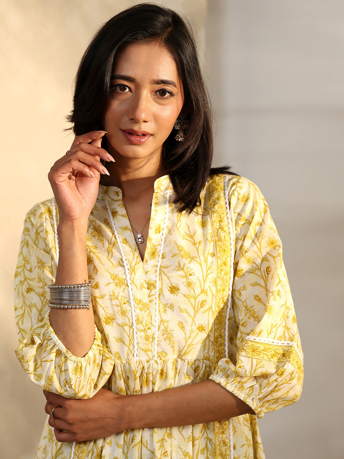 Image of LIBAS Women Printed A-line Kurta