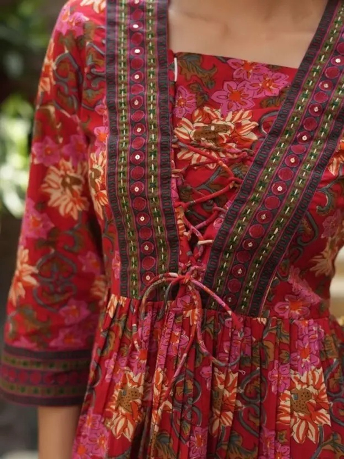 Image of PR SMART Women Printed Flared Kurta