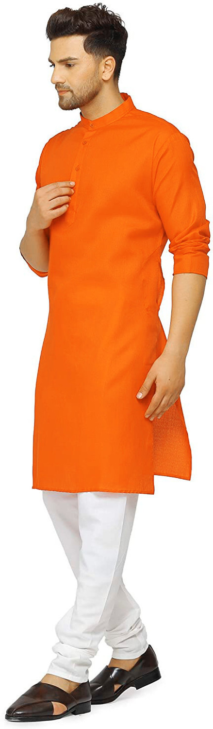 Image of VenkateshLaxmii Men Solid Straight Kurta