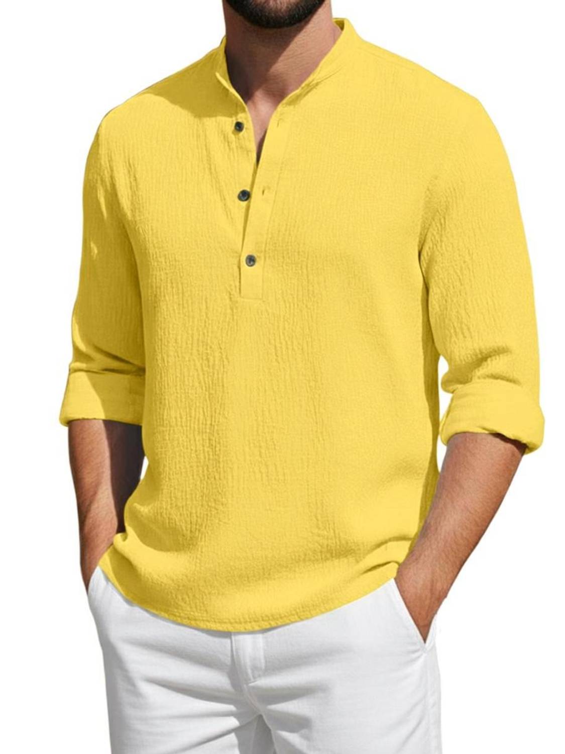 bellstone Men Solid Straight Kurta