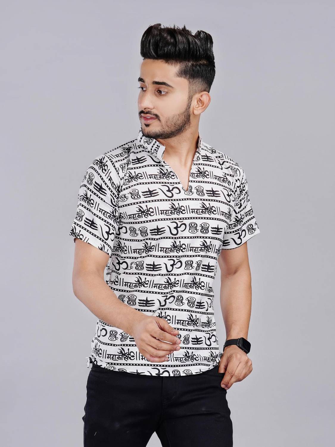Fab kalakriti Men Printed Straight Kurta