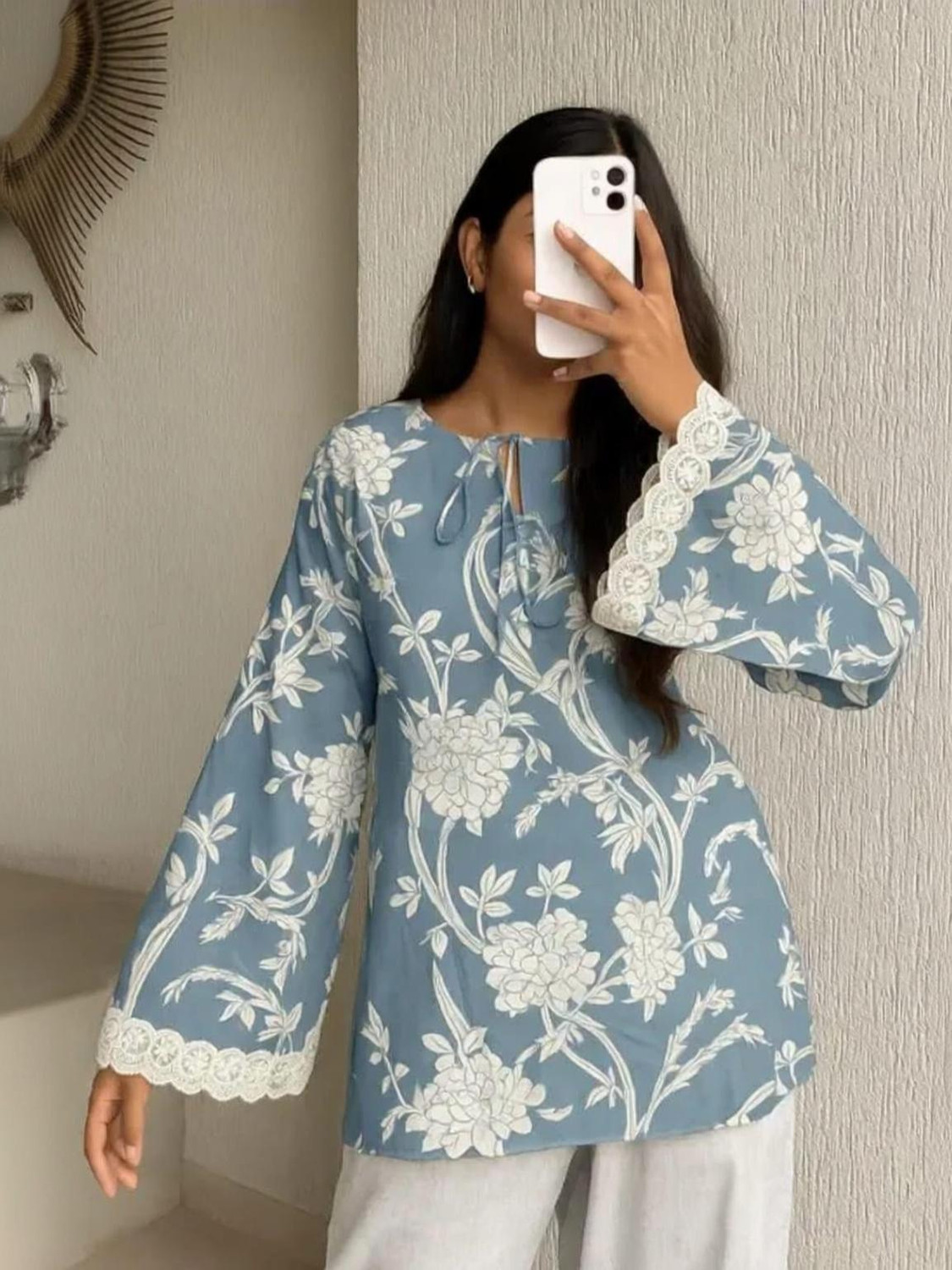 Image of SK Creation Women Printed A-line Kurta