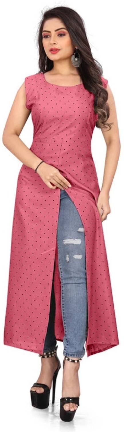 Modli 20 Fashion Women Floral Print Straight Kurta