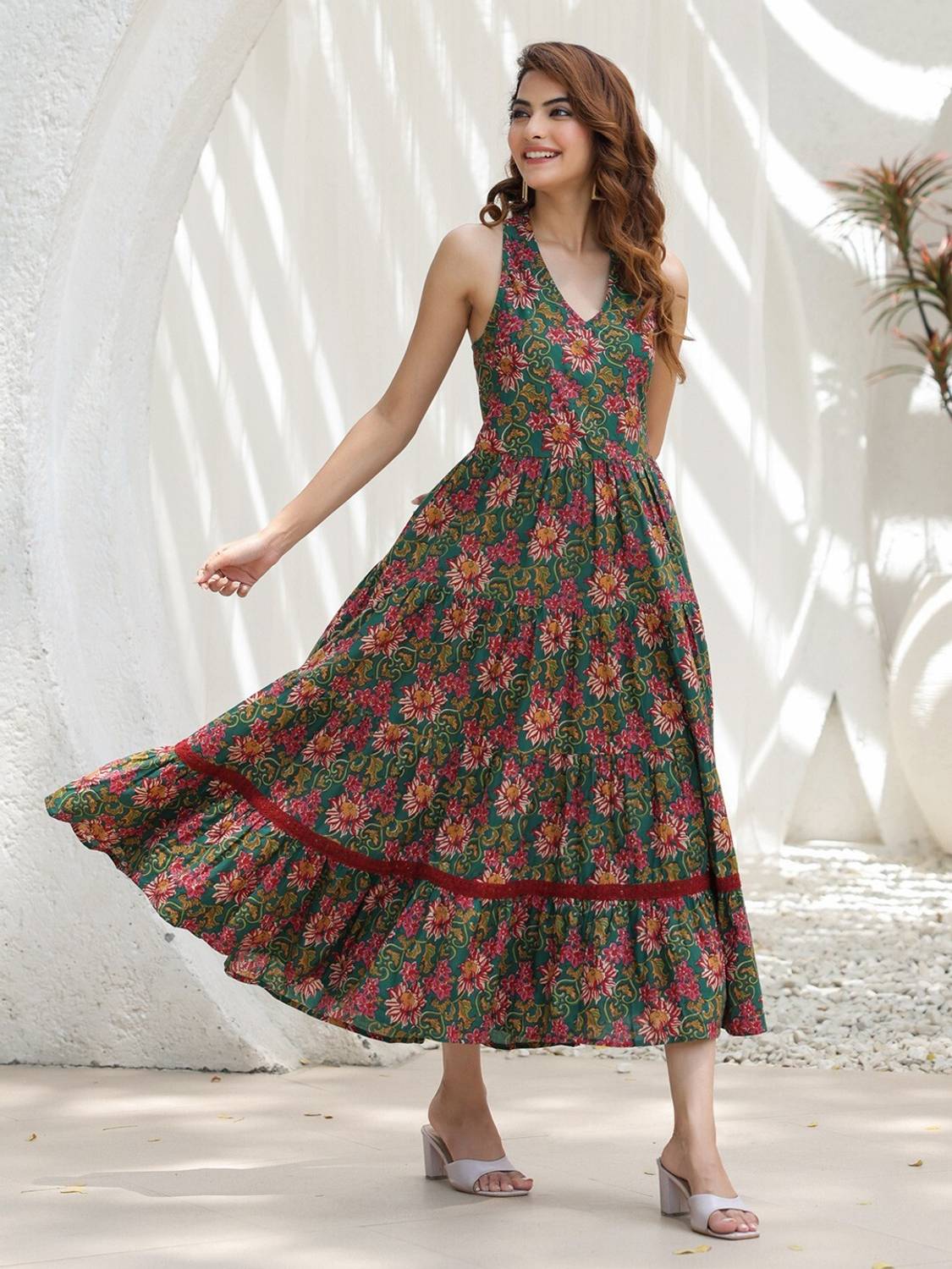 Shrivani Women Printed Flared Kurta