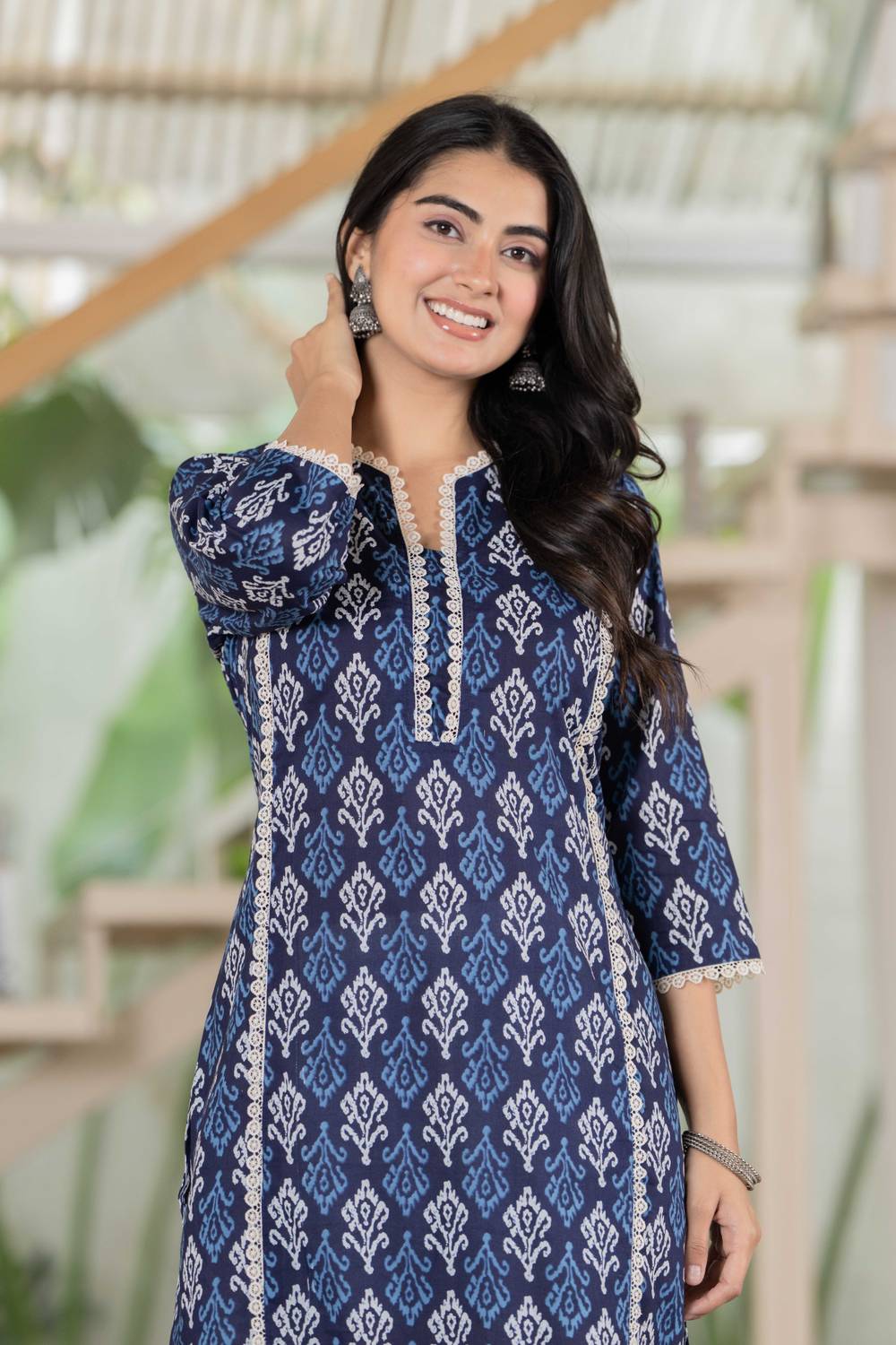 ANUOM Women Printed Straight Kurta