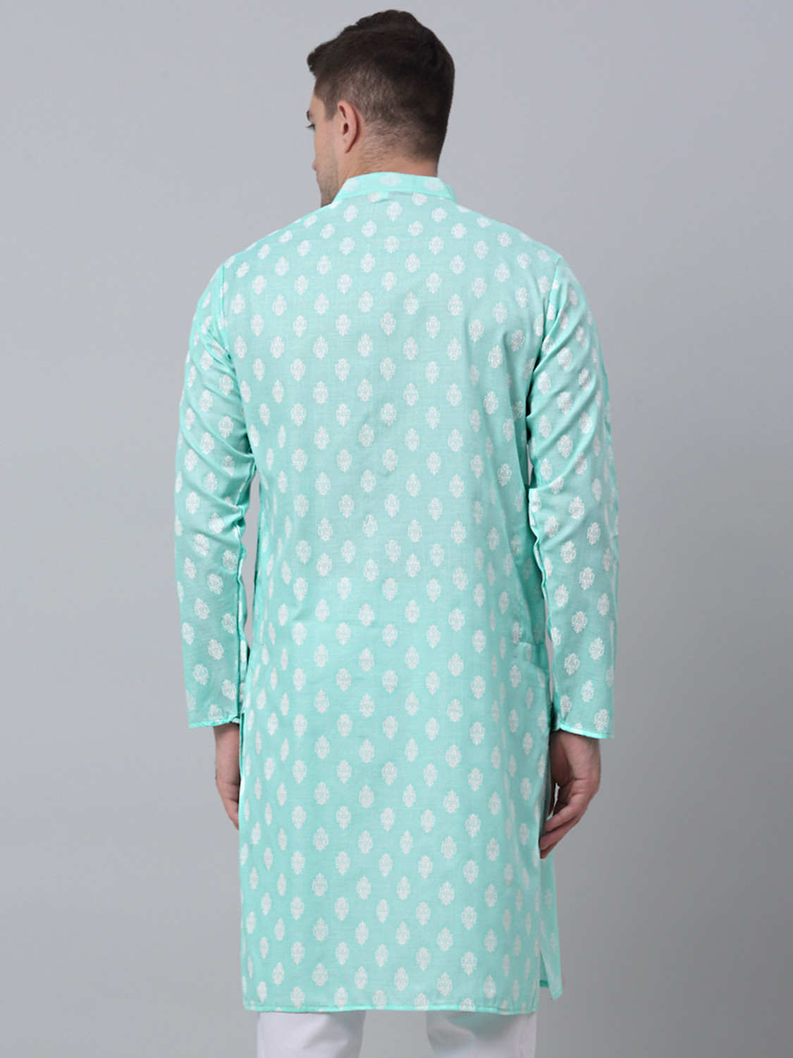 Image of Jompers Men Printed Straight Kurta