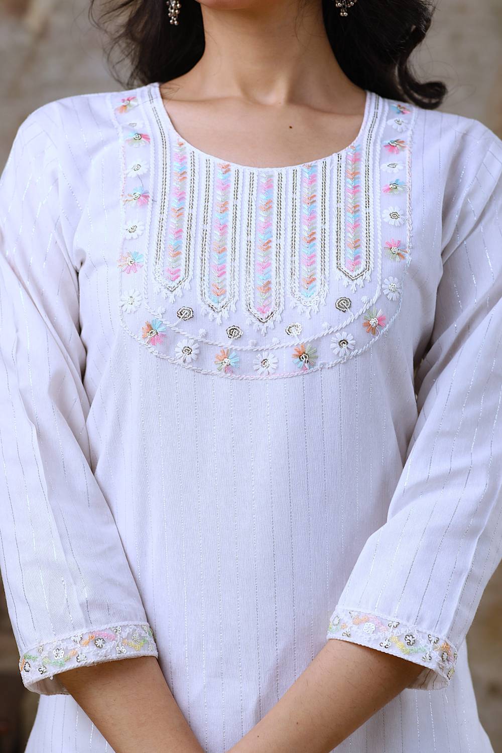 AUZAAI COLLECTION Women Printed Straight Kurta