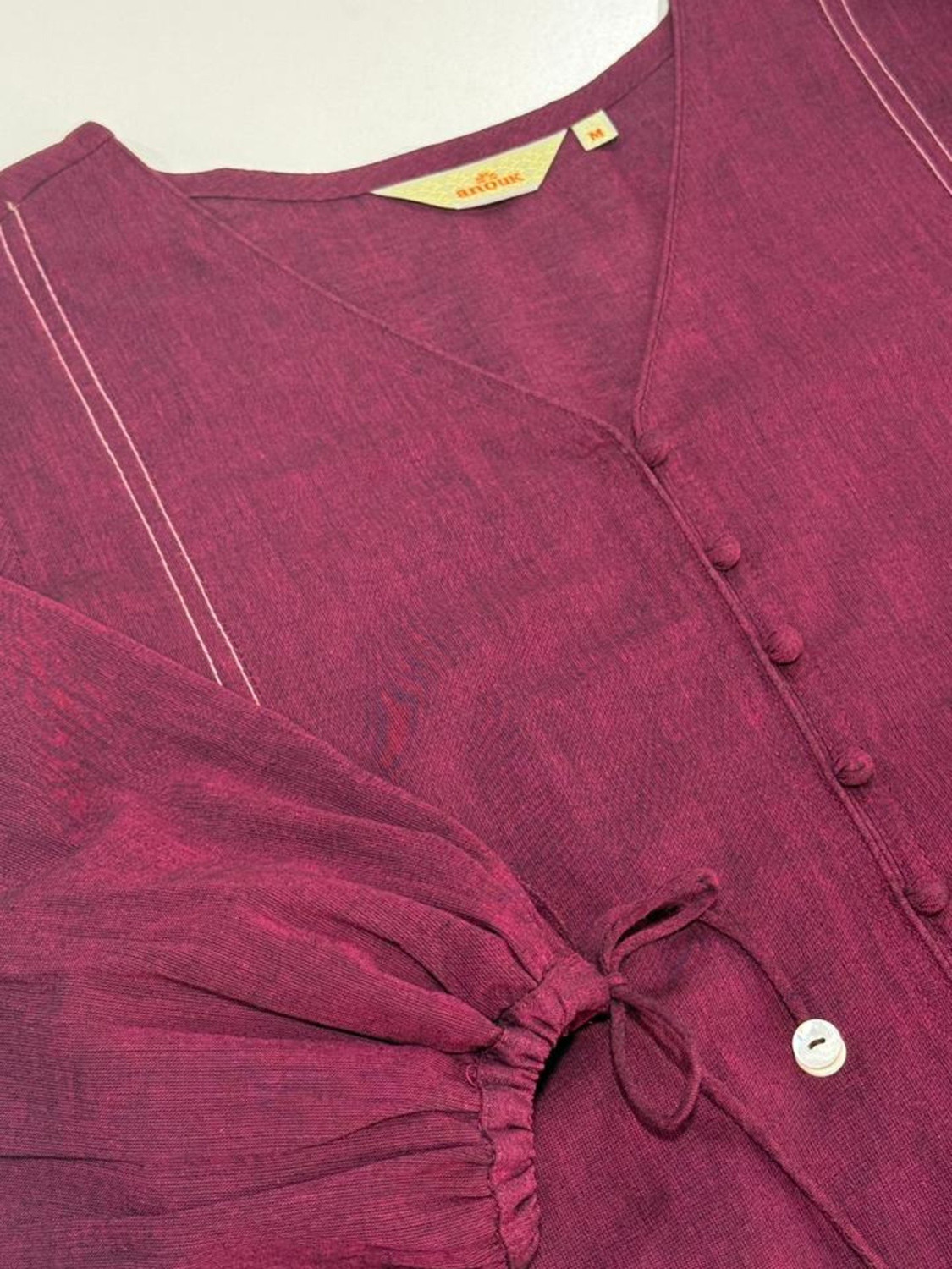 Image of ANOUK Women Solid A-line Kurta