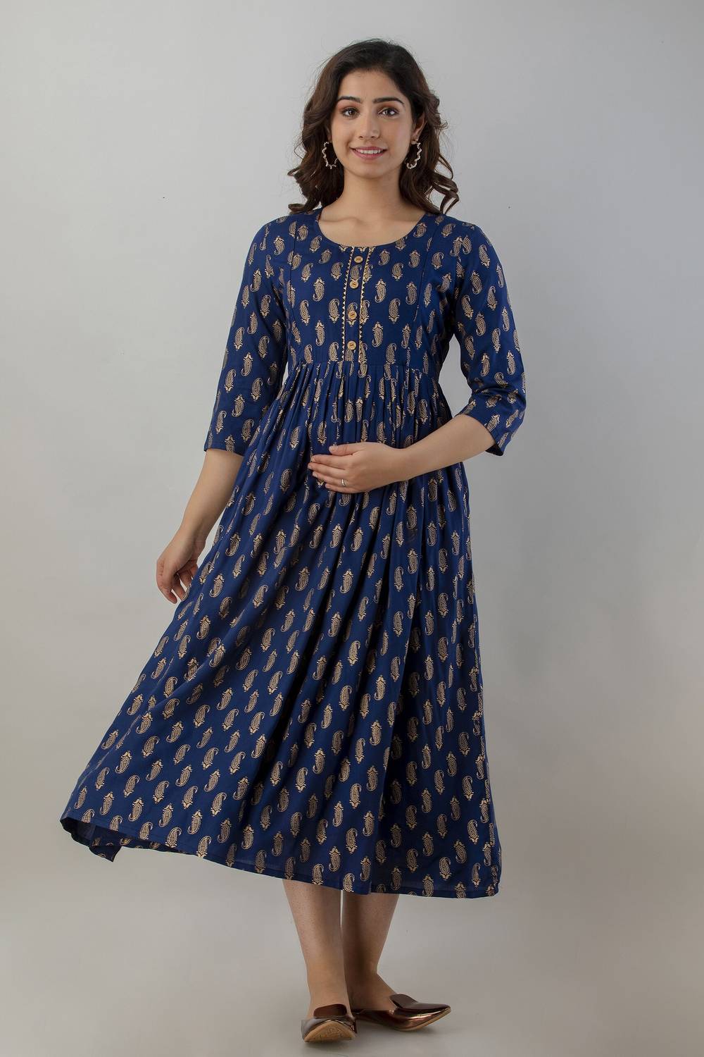 CELEBRAVO Women Printed Flared Kurta