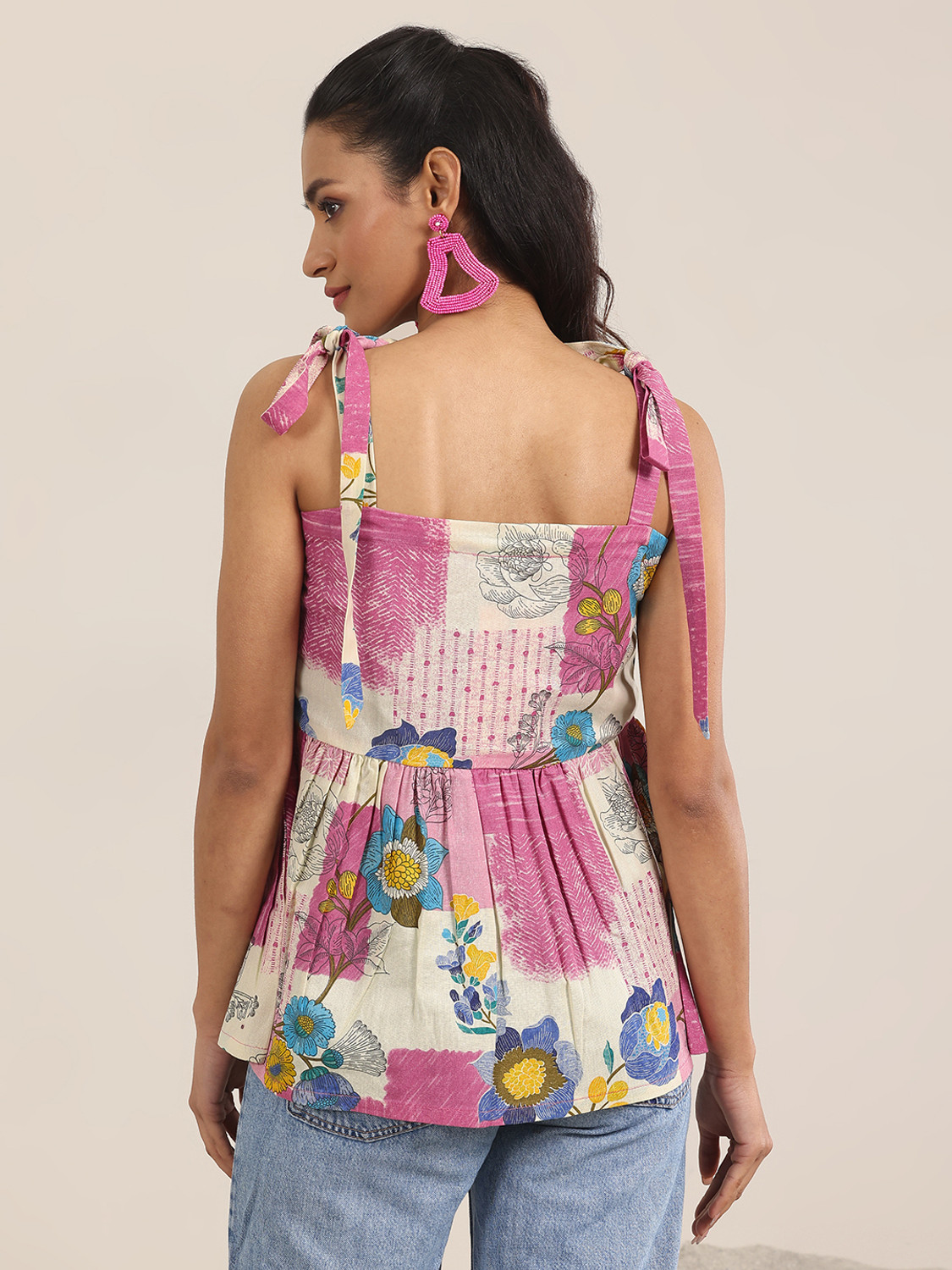Image of LIBAS Women Printed Anarkali Kurta