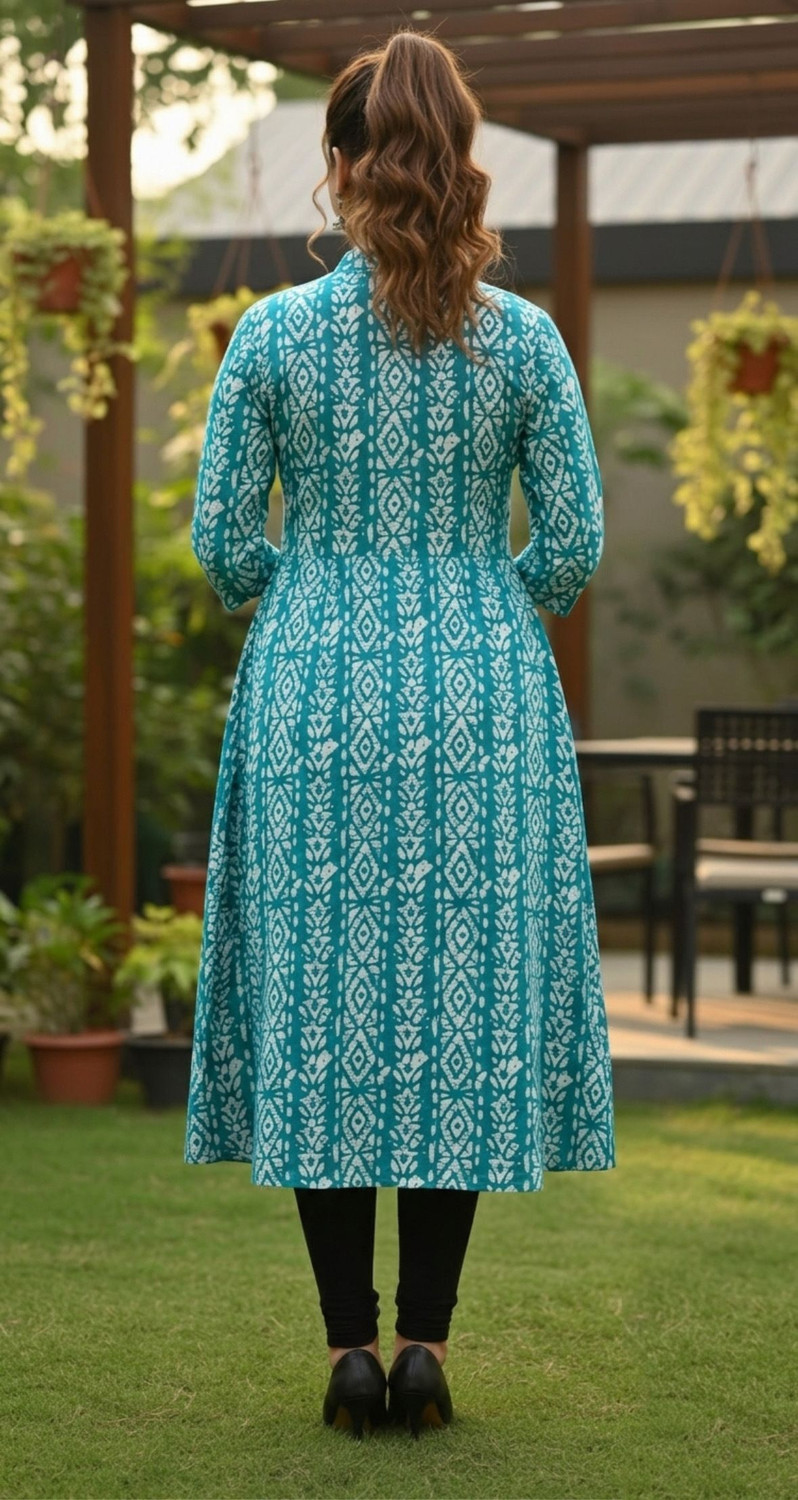 Image of usagi Women Printed A-line Kurta