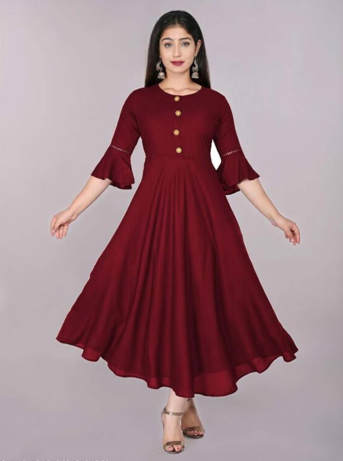Alastar Women Printed Anarkali Kurta