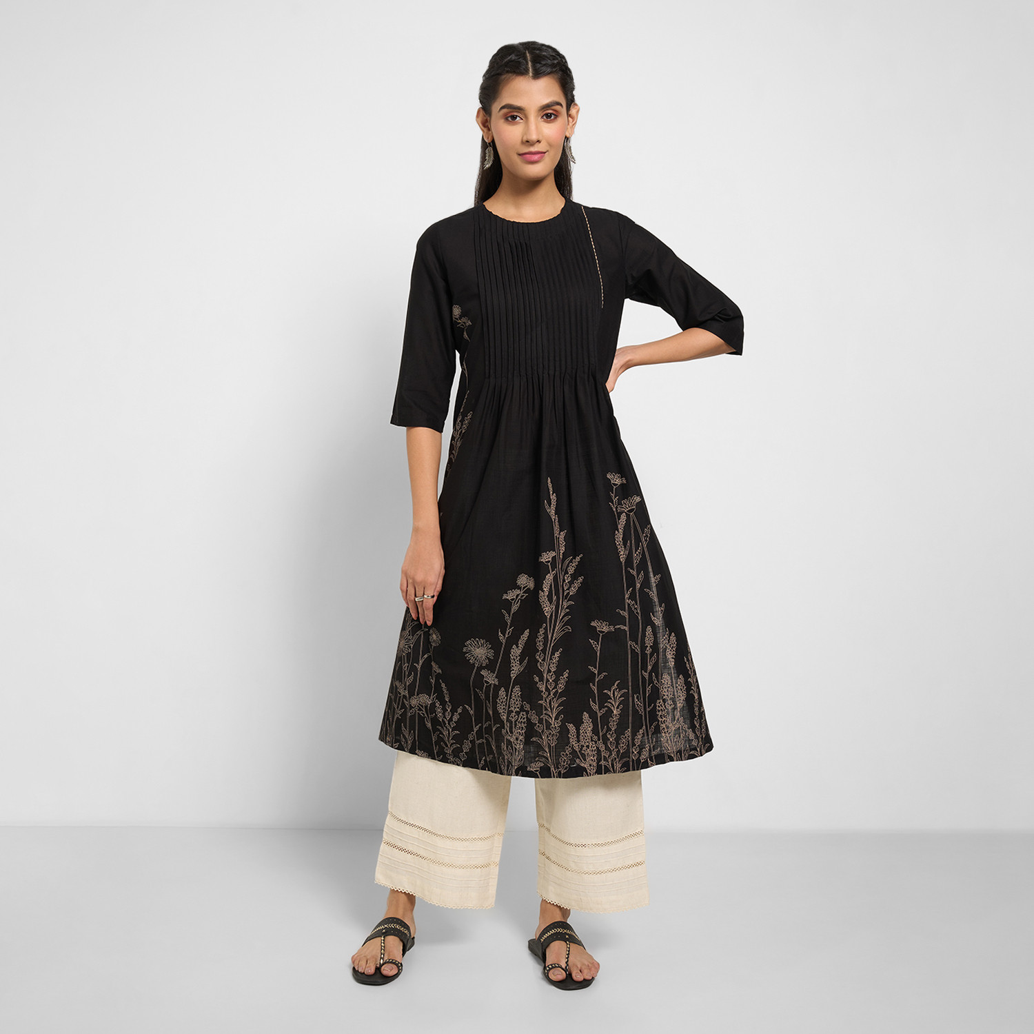 Image of Rangmanch by Pantaloons Women Printed A-line Kurta