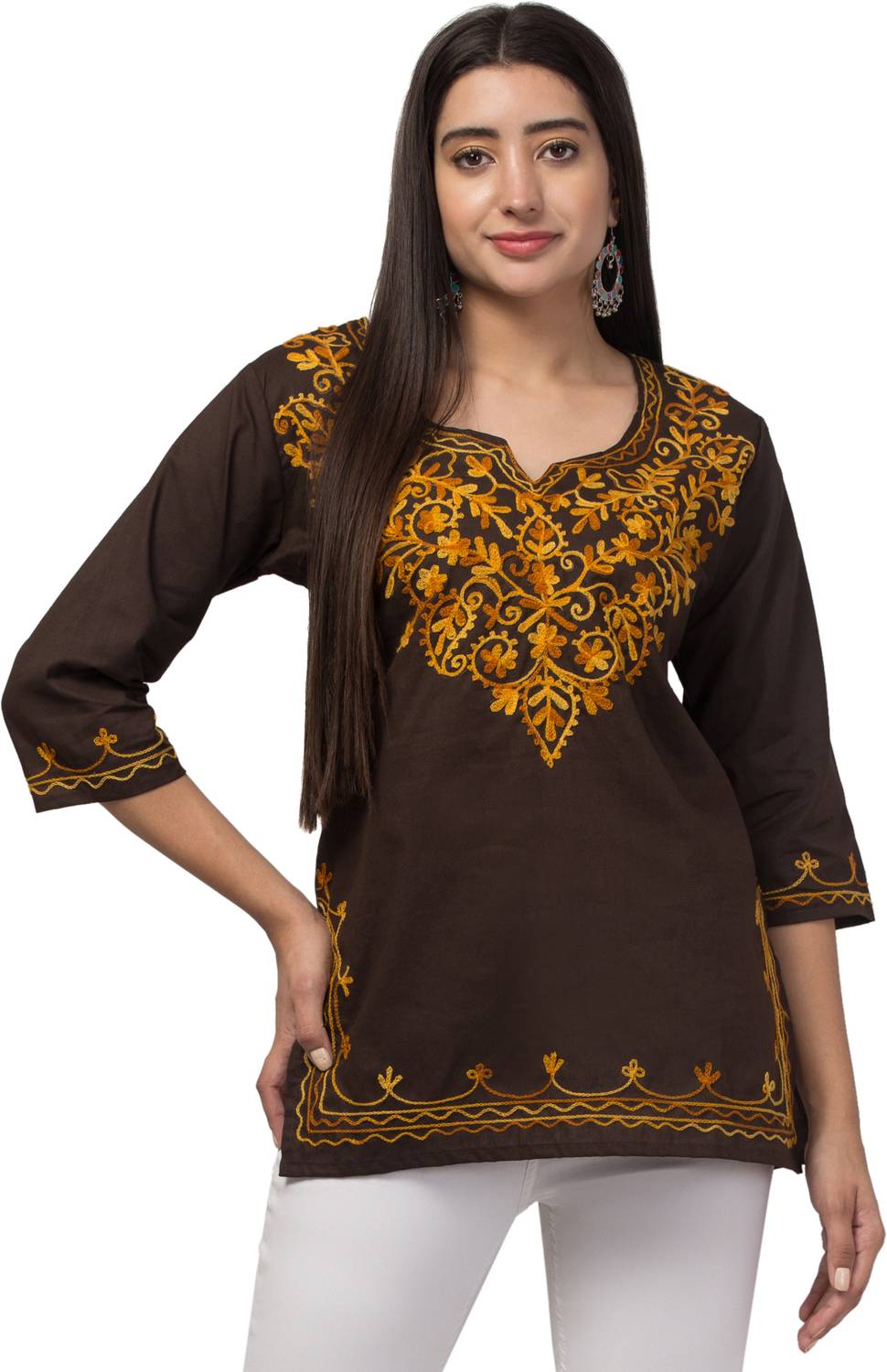 ILMA CREATION Women Embroidered Straight Kurta