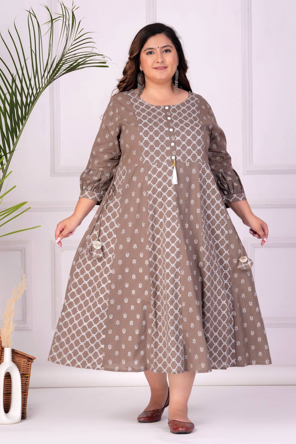 LABULY Women Printed Anarkali Kurta
