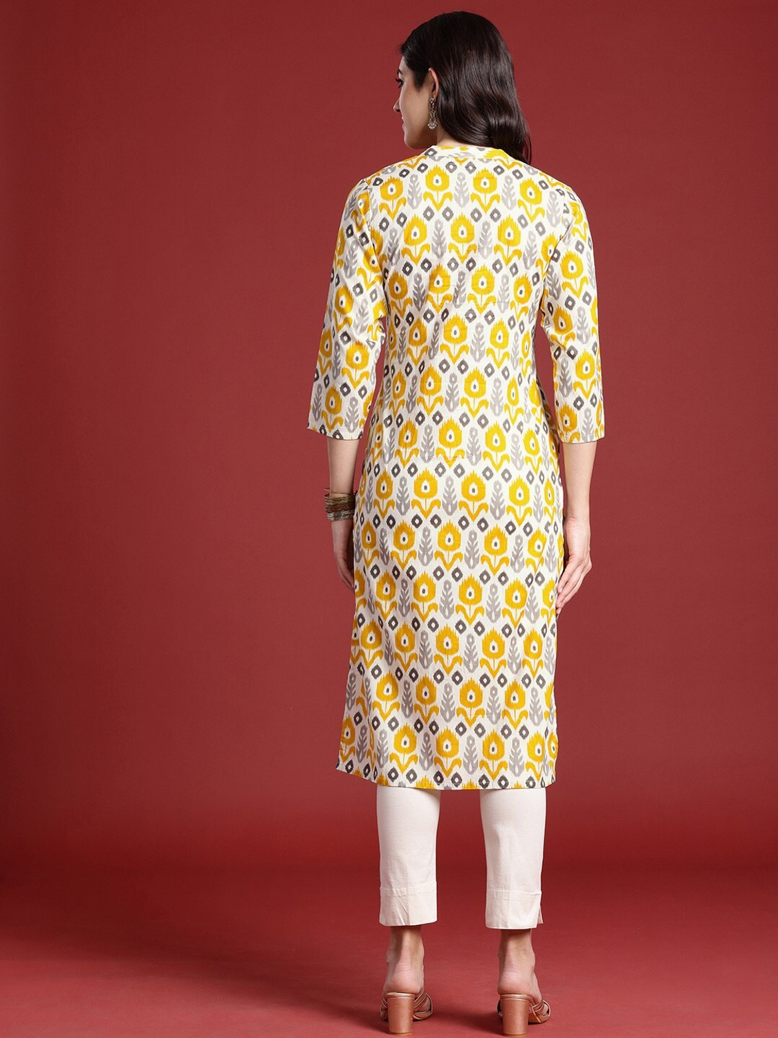 Image of Mauka Women Printed Straight Kurta