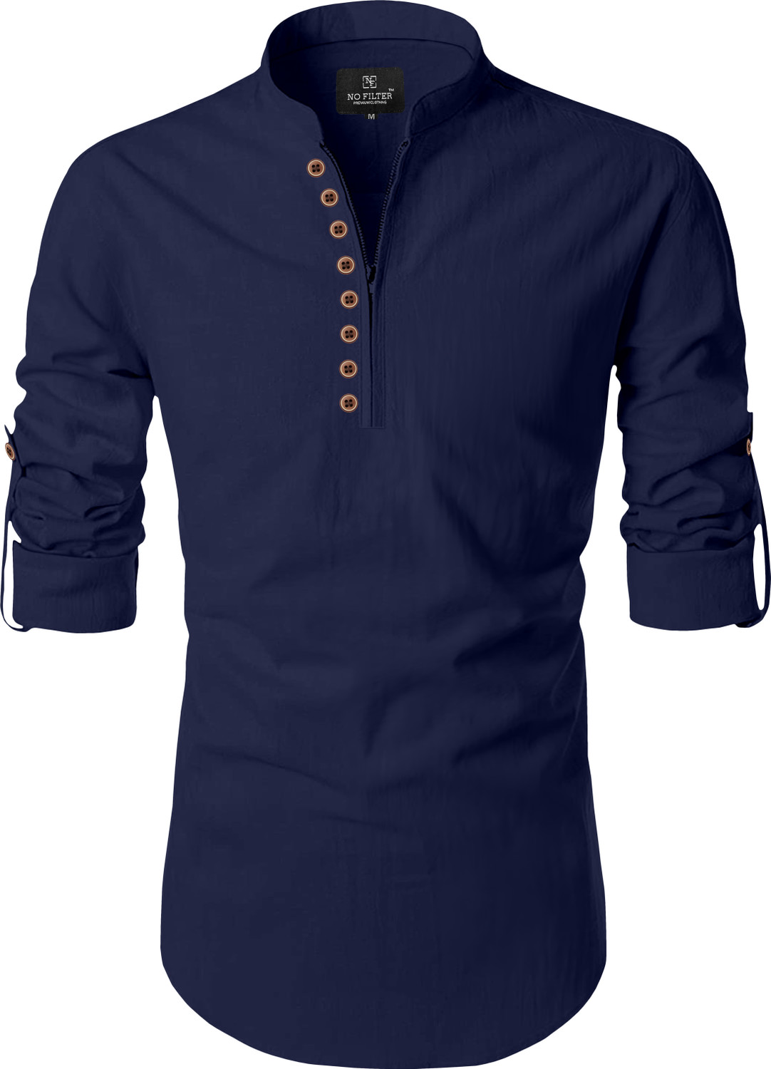 Image of Nofilter Men Solid Kurta