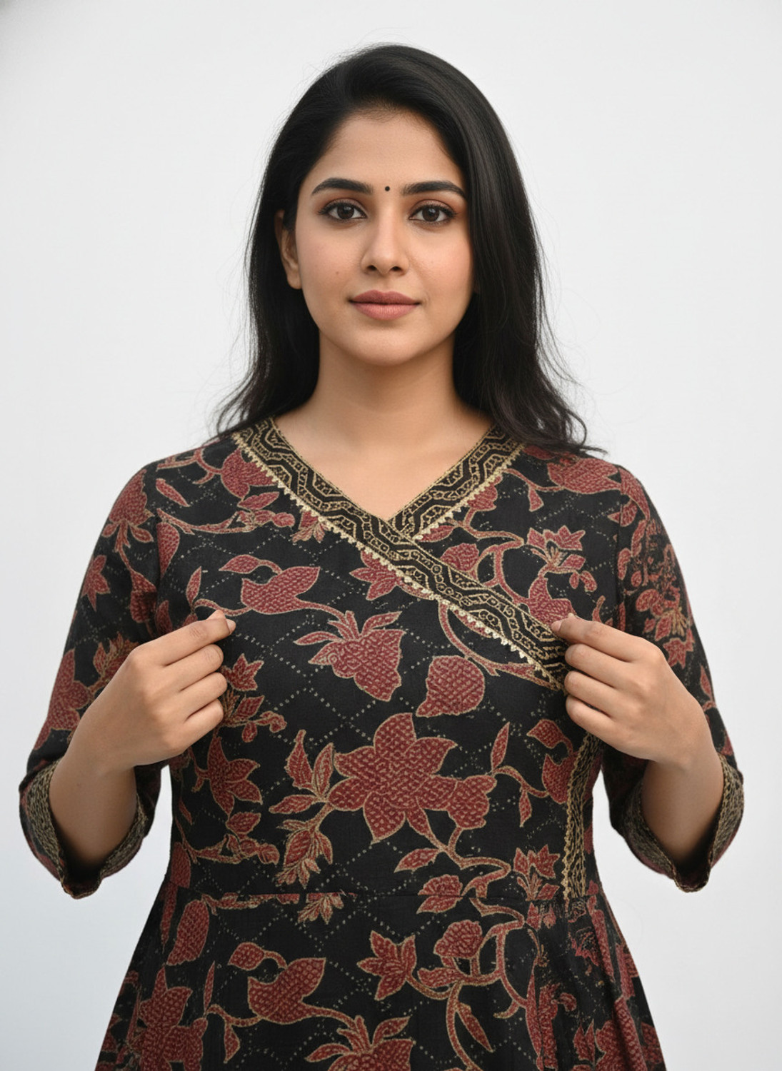 Image of ANUPRIYA CREATION Women Printed Anarkali Kurta