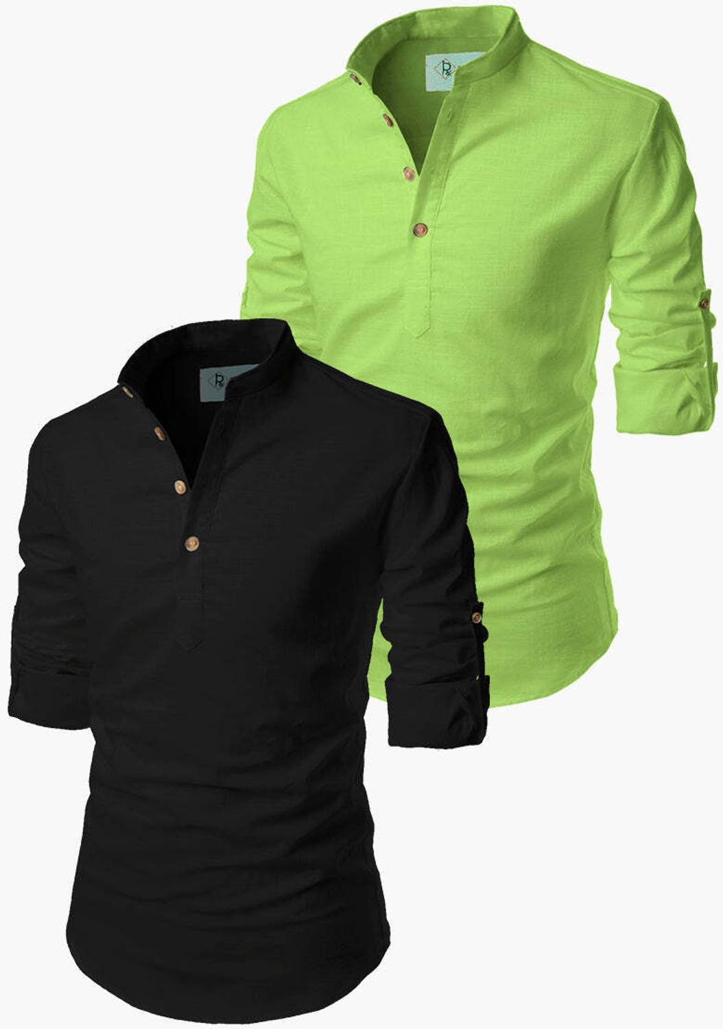 TrendiVastra Men Solid Straight Kurta