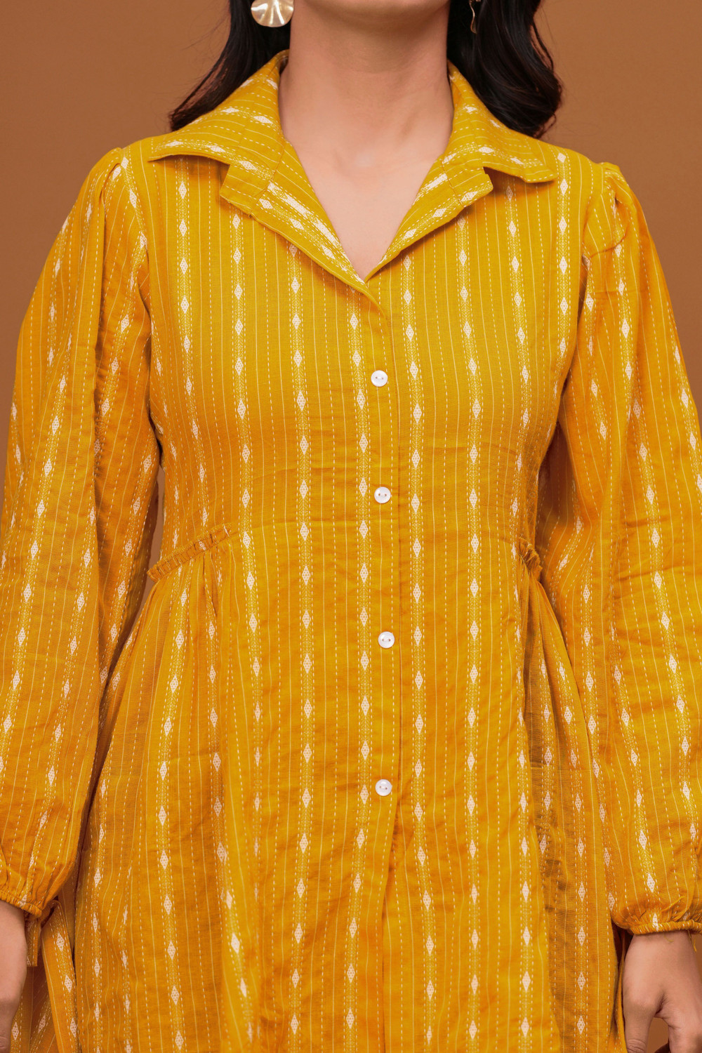 Image of GIGNAR Women Solid A-line Kurta