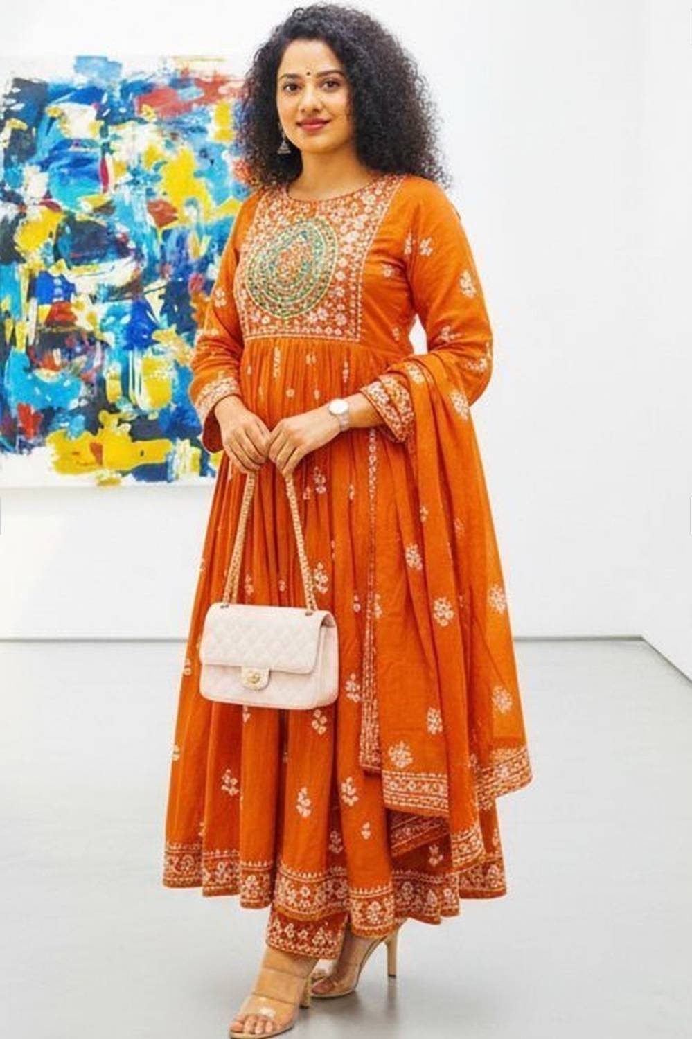 Vastraa Embroidered Anarkali Kurta - Image 5