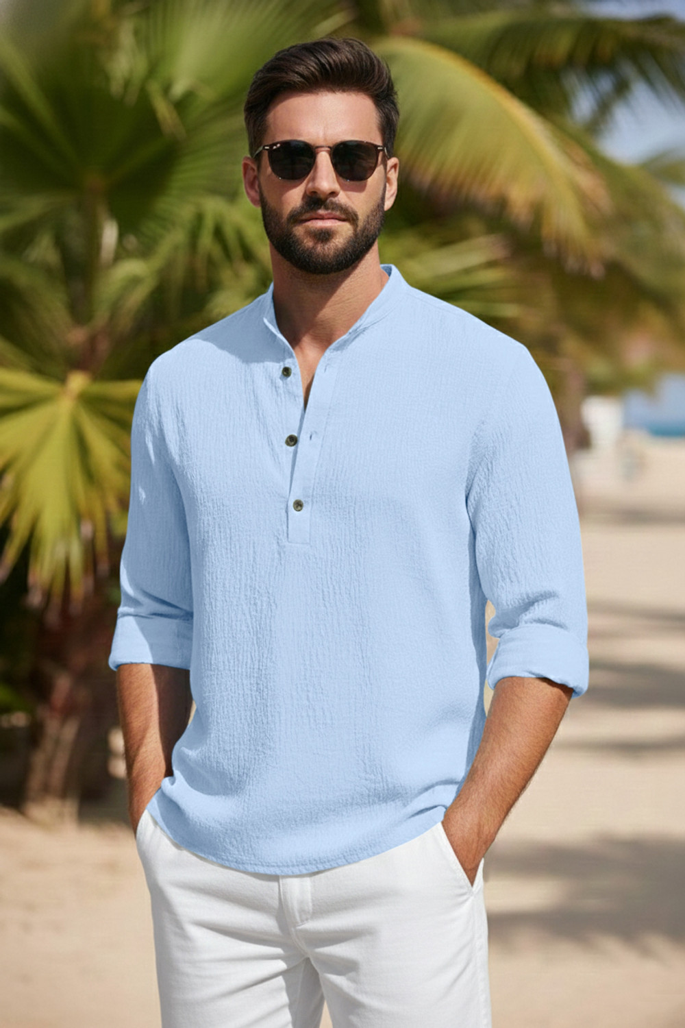 Image of bellstone Men Solid Straight Kurta