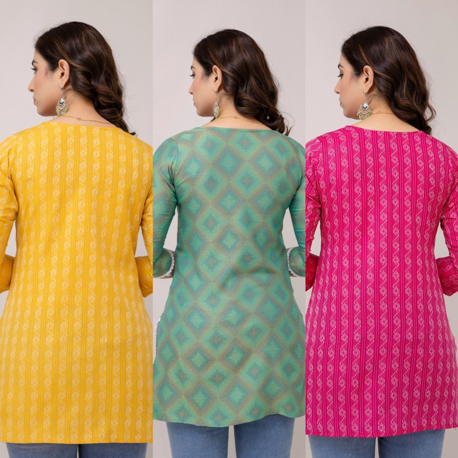 Image of Maphaz Women Printed A-line Kurta