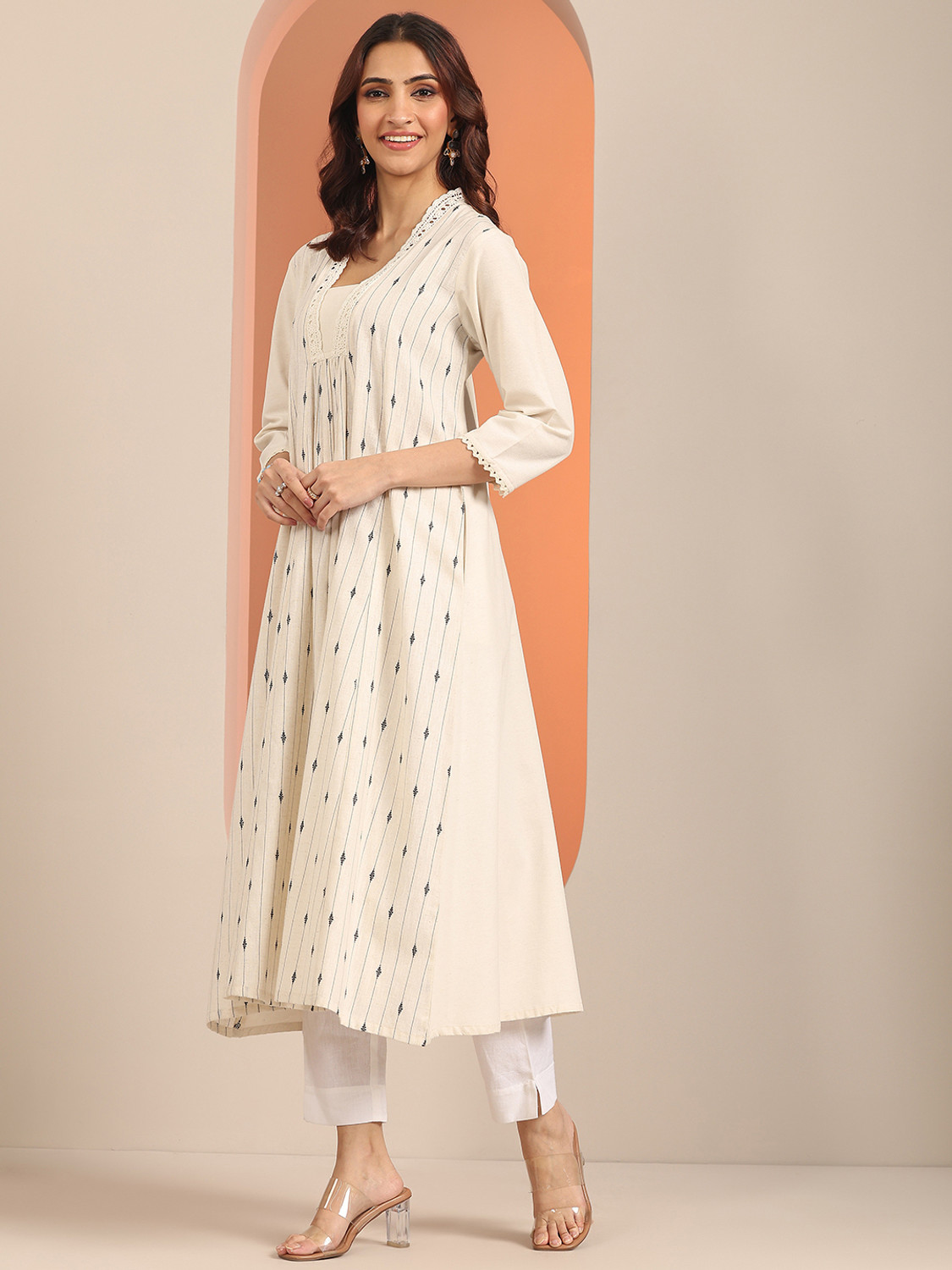 Image of LIBAS Women Printed A-line Kurta