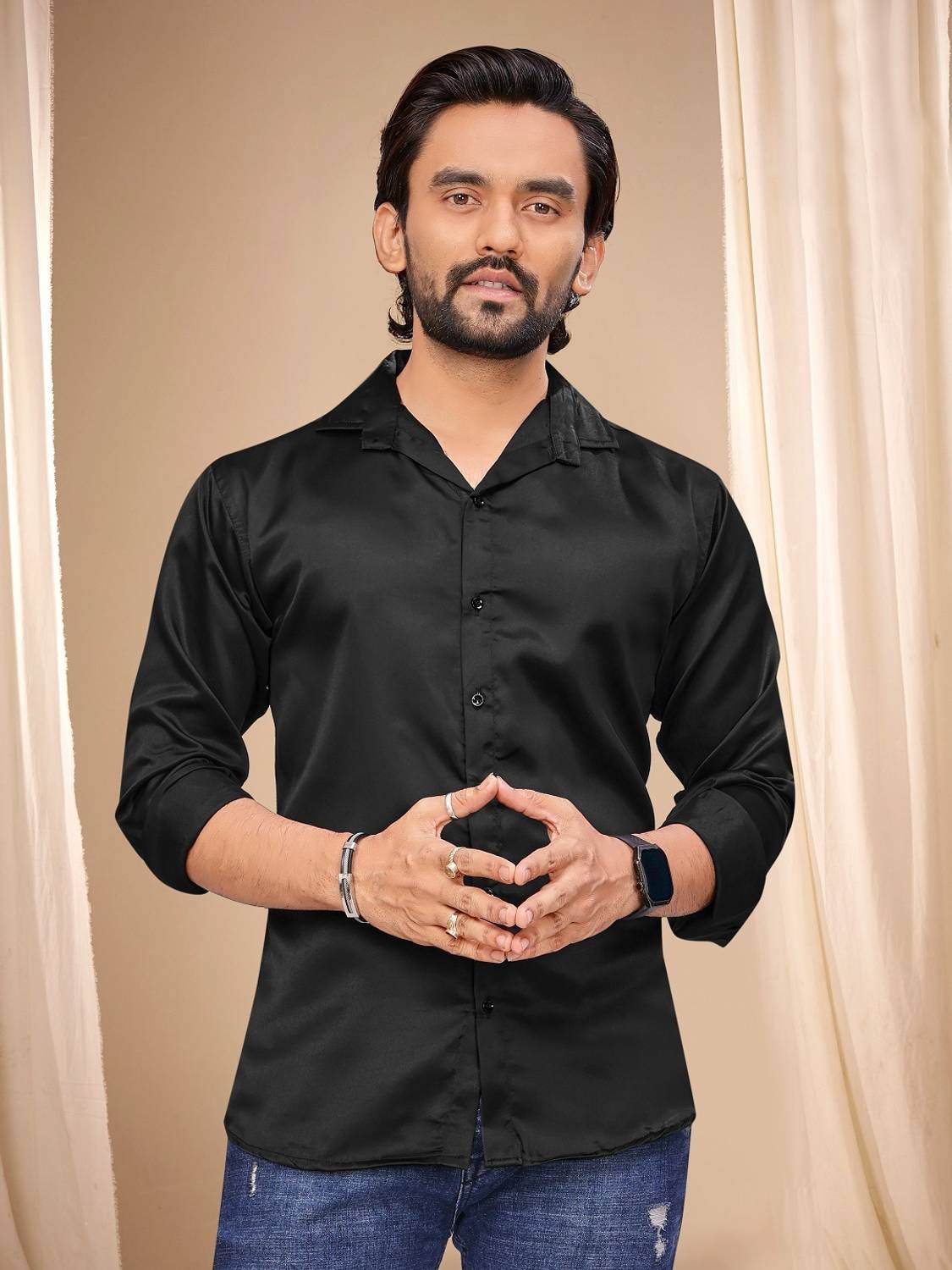 LEIPZIG FASHION Solid Couple Shirts Twinning Set Price in India