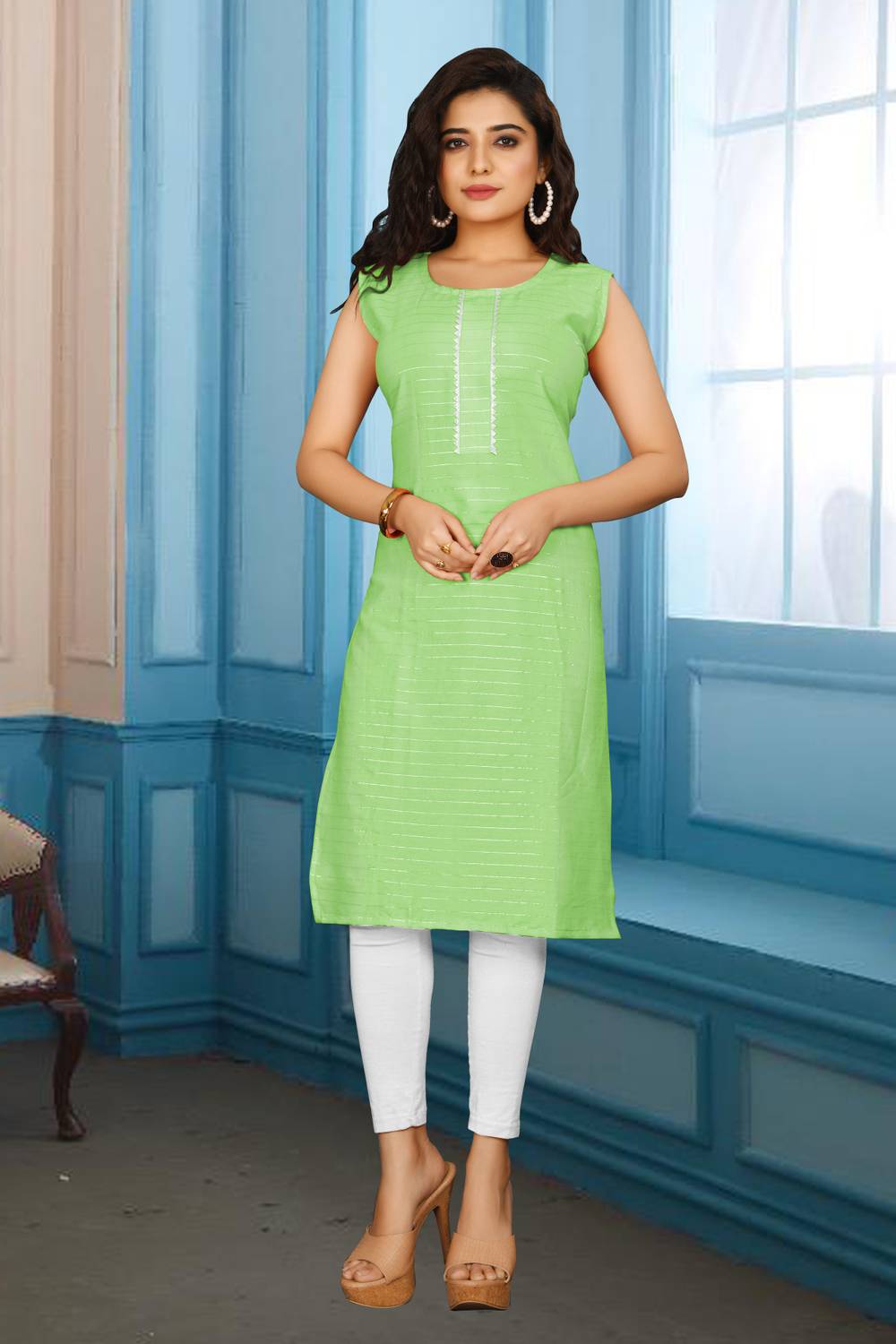 Shreeji Garment Women Printed Straight Kurta