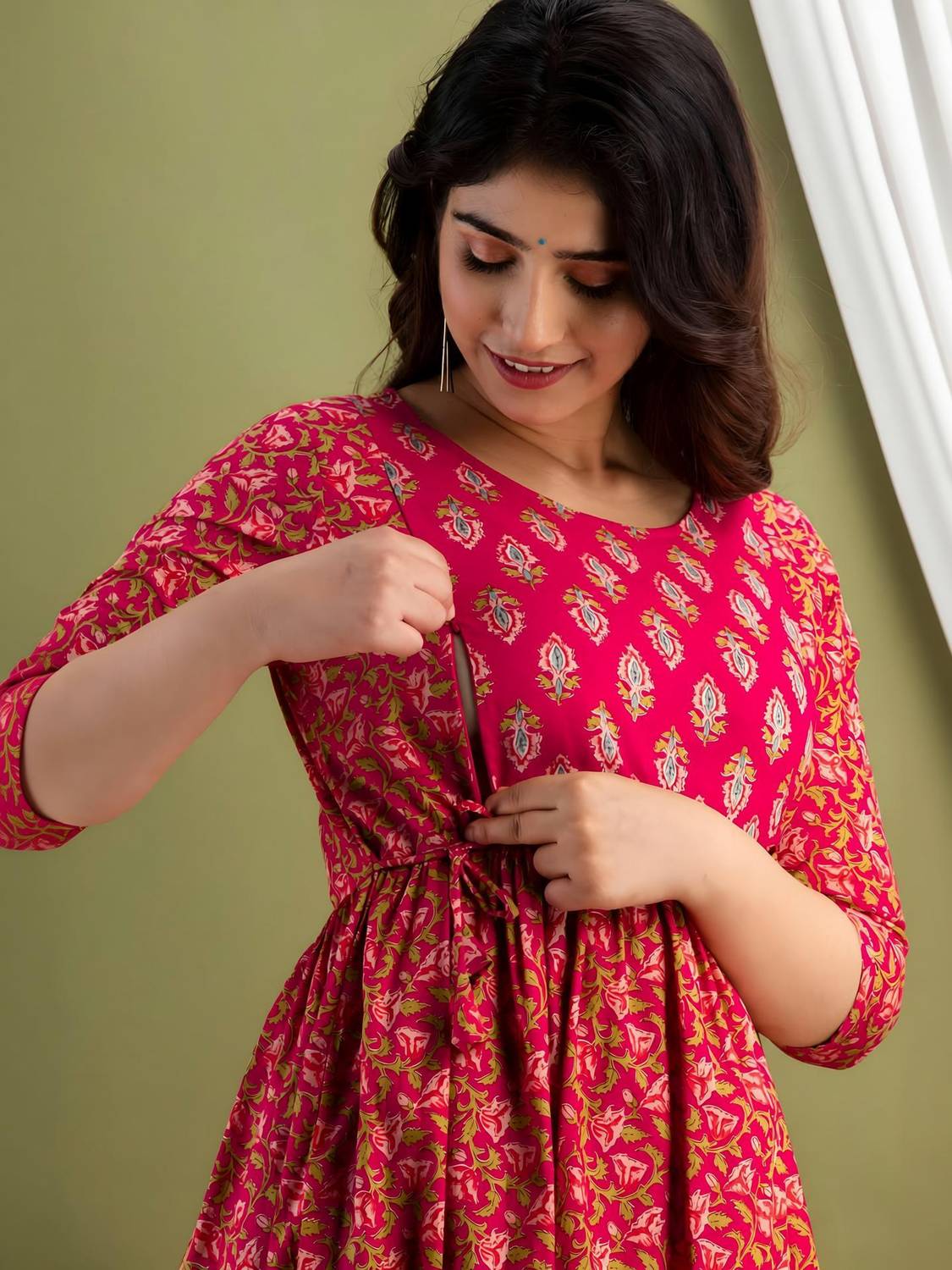 ARKAVYA Women Printed Anarkali Kurta