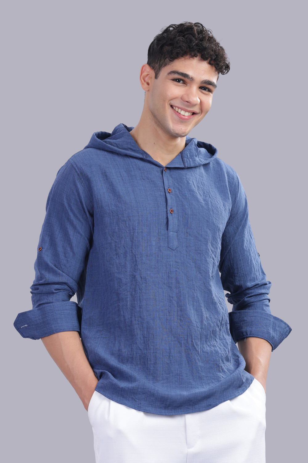Image of colorwings Men Solid Straight Kurta
