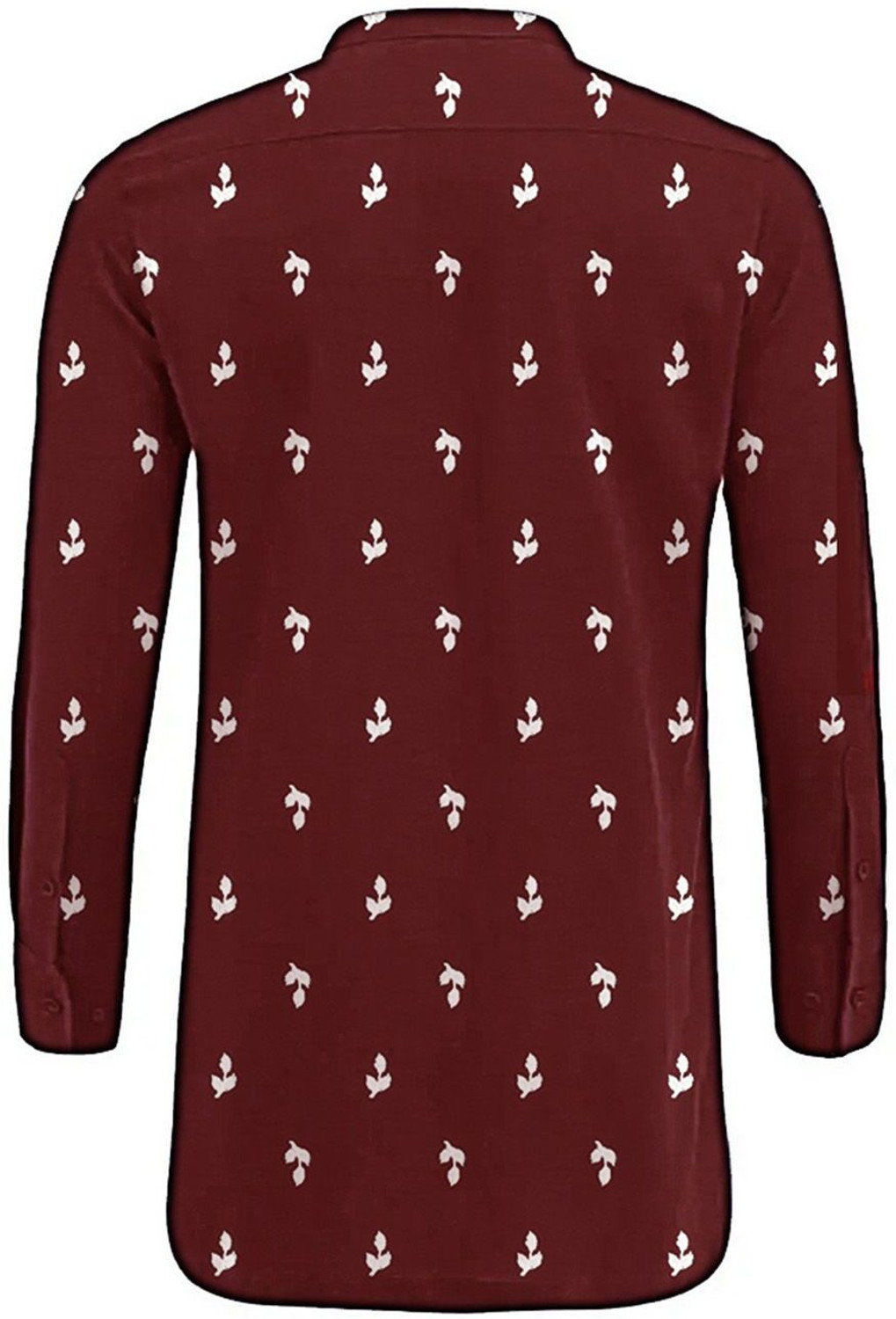 Image of ANOUK Men Abstract Straight Kurta