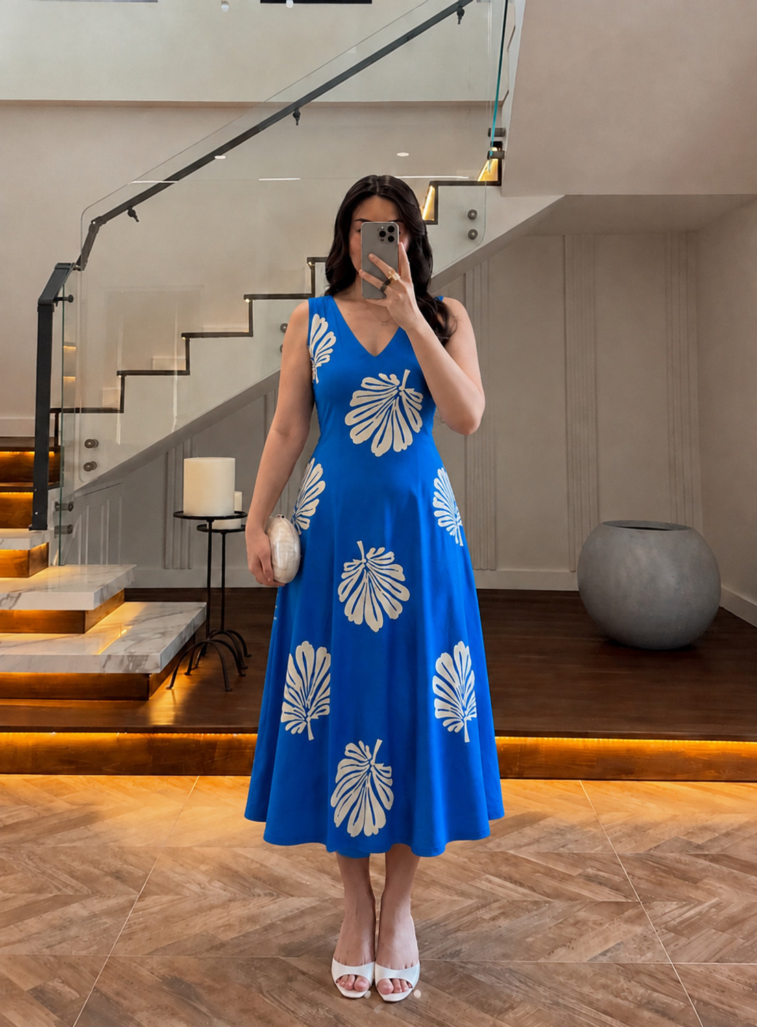 Image of Arangetram Printed, Self Design Viscose Rayon A-line Kurta for Women (Blue)