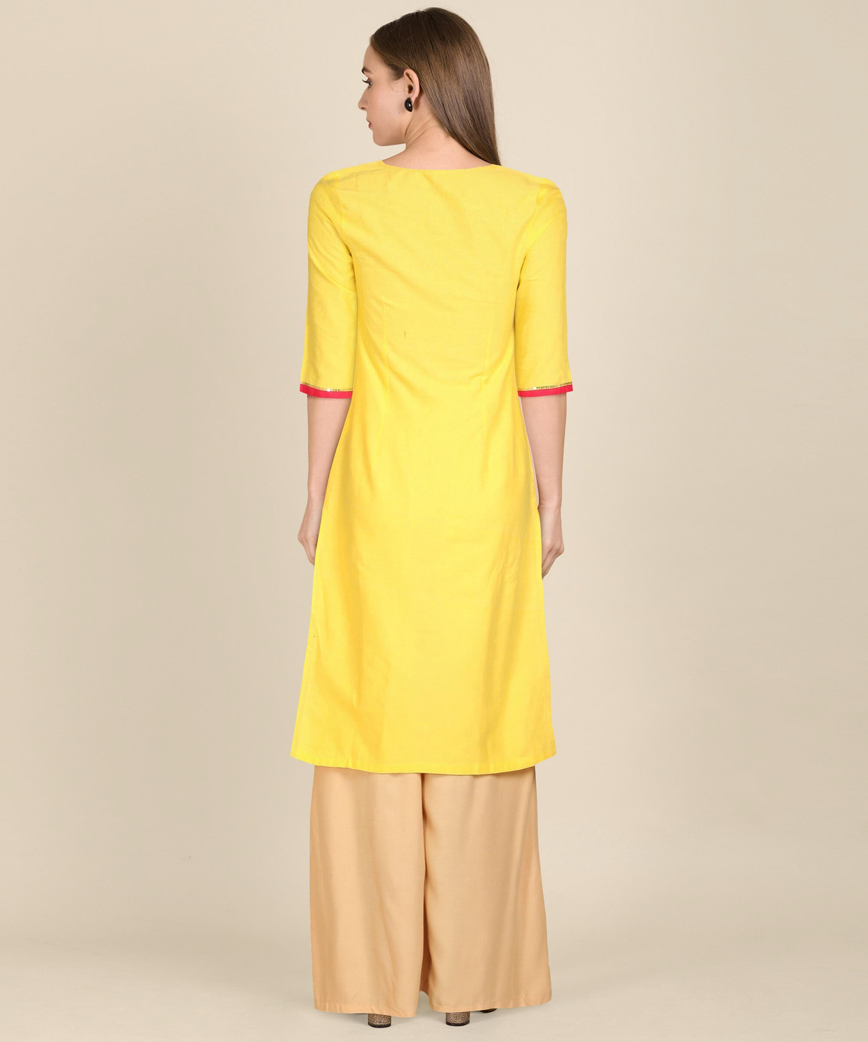 Image of Aurelia Women Floral Print Straight Kurta