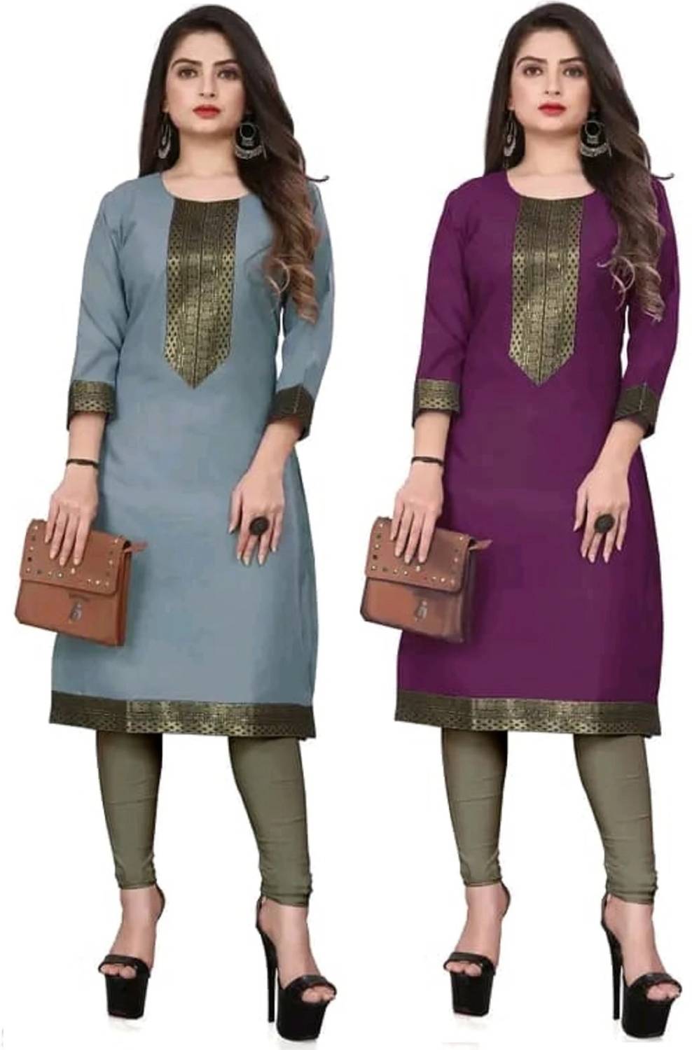 AAIKHODAL Women Printed Straight Kurta