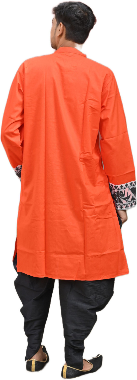 Image of Sumit online Men Self Design Straight Kurta