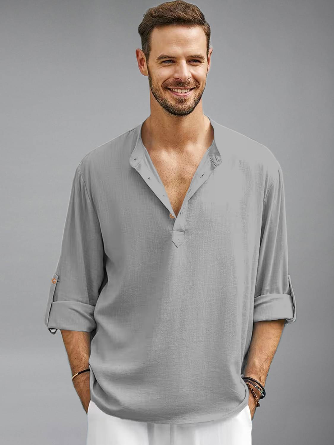 Vida Loca Men Solid Straight Kurta